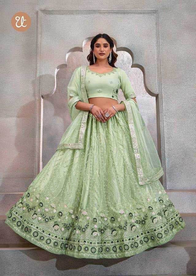 Butterfly Lehenga Choli With Dupatta For Festive Occasions - MYLUXURY LANE ENTERPRISE